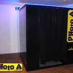 Cabine 13 Cabine de Foto Preta Photo A - Cortina Preta