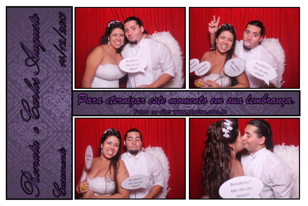 Casamento - Renata e Carlos - Santos | Photo A - Cabine de foto