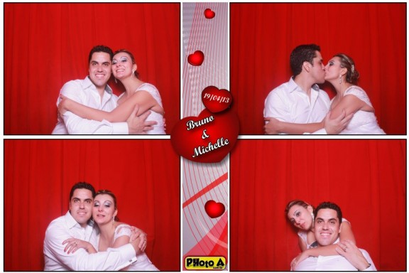 Casamento Michelle e Bruno na 19.04.13 - Cabine de Foto para Festa