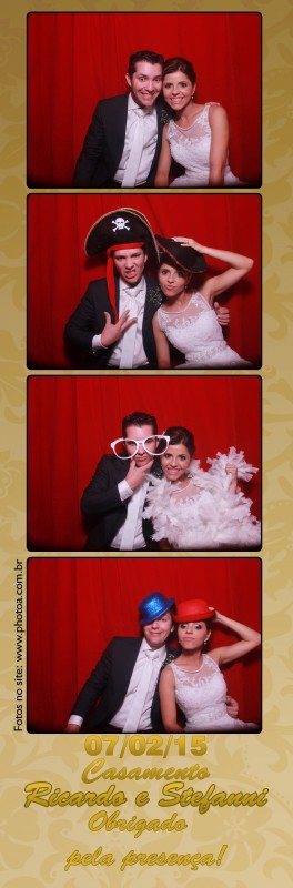 Casamento Ricardo e Stefanni - Atibaia | Foto lembrança instantânea