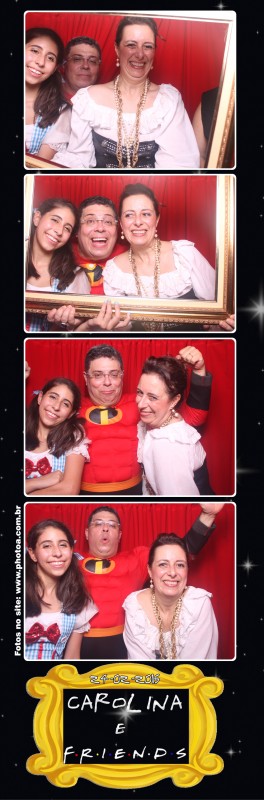 15 anos Carolina no Banespa | Foto Cabine para Aniversário