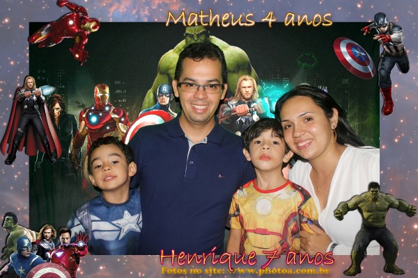 Henrique e Matheus - Aniversários | Totem A - chroma key