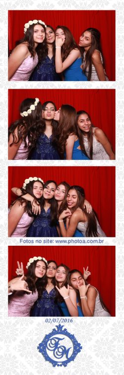 Debutante - Foto Lembrança Fernanda - Aluguel de Foto Cabine em SP