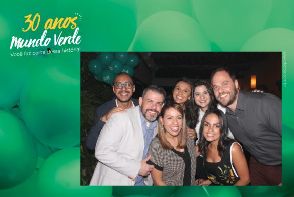 Foto Lembrança Mundo Verde - 30 anos - Aluguel Totem de Fotos
