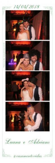 Casamento Luana e Adriano | Totem de Fotos Lembrança
