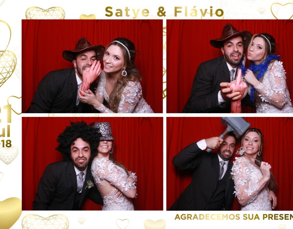 Casamento Satye e Flavio Cabine de Fotos Lembrança