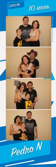 Aniversário de 10 anos - Pedro - Totem de Foto Lembrança 