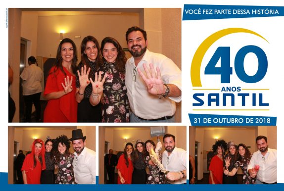 Evento Santil - Festa de 40 anos - Totem de Fotos Evento Santil - Festa de 40 anos - Totem de Fotos