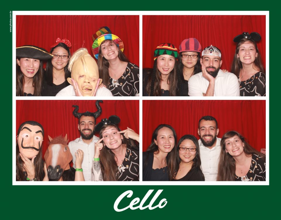 Confraternização Cello Cabine de Foto Lembrança impressa na hora