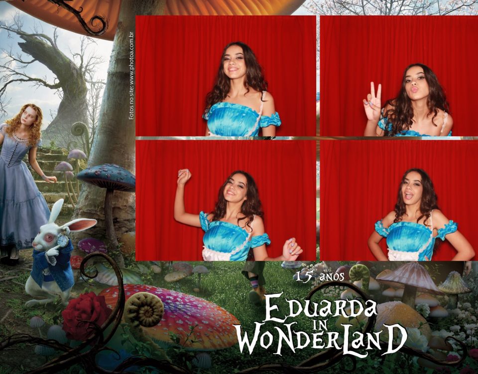 Foto lembrança do Aniversário de 15 anos da Eduarda - Cabine de Fotos