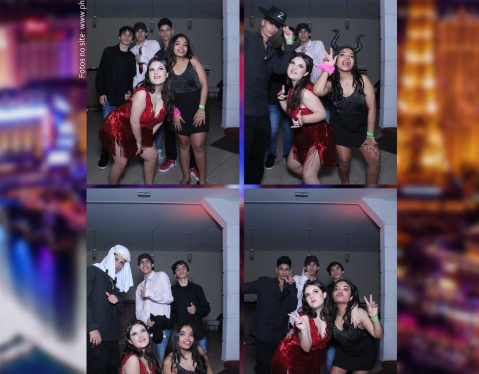 Aniversário da Natalia com Espelho Mágico de Fotos Impressas