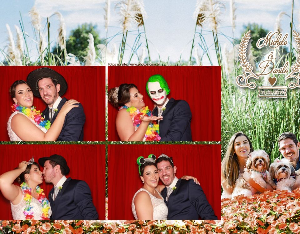 Casamento Michele Danilo Cabine de Fotos para Festas