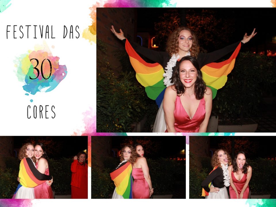 Festival das 30 cores - Aniversário Lara - Totem Fotos com Varal