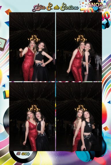 Aniversário Júlia - Espelho Mágico de Fotos Lembrança