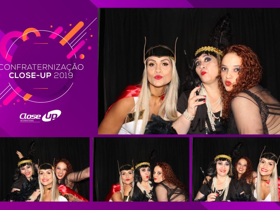 Foto Lembrança Confraternização | Close-up - Cabine de Fotos