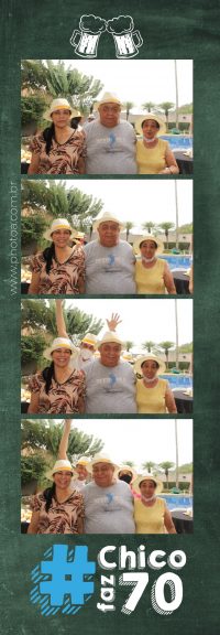 Aniversário Chico - 70 anos - Totem de Foto